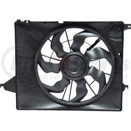 FA50424C by UNIVERSAL AIR CONDITIONER (UAC) - Engine Cooling Fan Assembly -- Radiator Fan