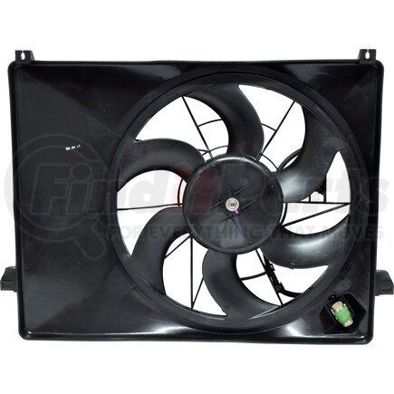 FA50483C by UNIVERSAL AIR CONDITIONER (UAC) - Engine Cooling Fan Assembly -- Radiator Fan