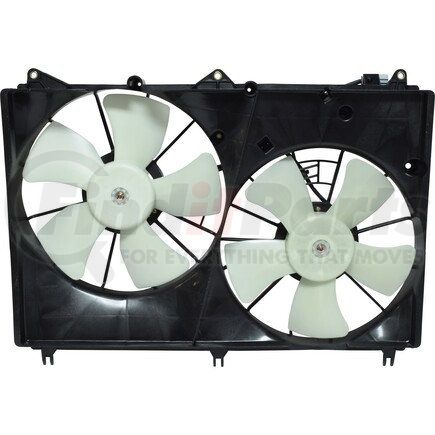 FA50510C by UNIVERSAL AIR CONDITIONER (UAC) - Dual Radiator and Condenser Fan Assembly -- Radiator-Condenser Fan Assy