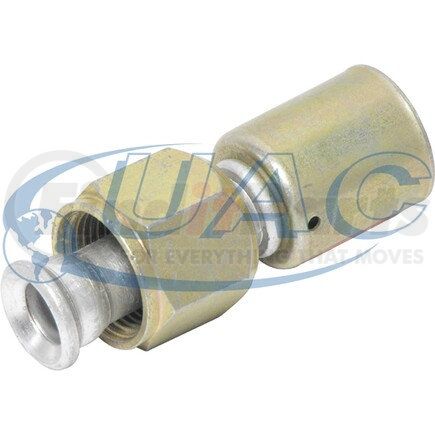 FT0048C by UNIVERSAL AIR CONDITIONER (UAC) - A/C Refrigerant Hose Fitting -- Aluminum Straight Female Flare Beadlock Fitting