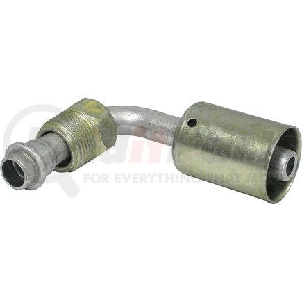 FT0099C by UNIVERSAL AIR CONDITIONER (UAC) - A/C Refrigerant Hose Fitting -- Aluminum 90º Male Oring Beadlock Fitting