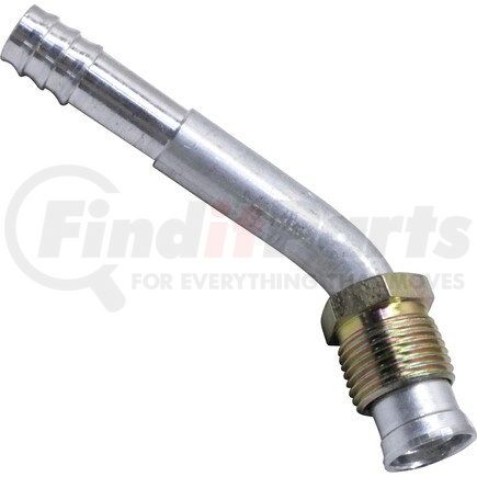 FT0555C by UNIVERSAL AIR CONDITIONER (UAC) - A/C Refrigerant Hose Fitting -- Aluminum 45º Male Insert Oring Barb Fitting