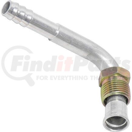 FT0558C by UNIVERSAL AIR CONDITIONER (UAC) - A/C Refrigerant Hose Fitting -- Aluminum 90º Male Insert Oring Barb Fitting