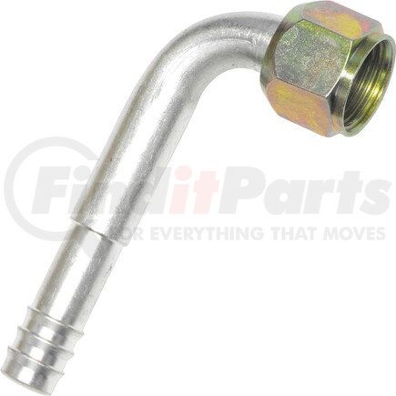 FT0902C by UNIVERSAL AIR CONDITIONER (UAC) - A/C Refrigerant Hose Fitting -- Aluminum 90º Female Flare Barb Fitting