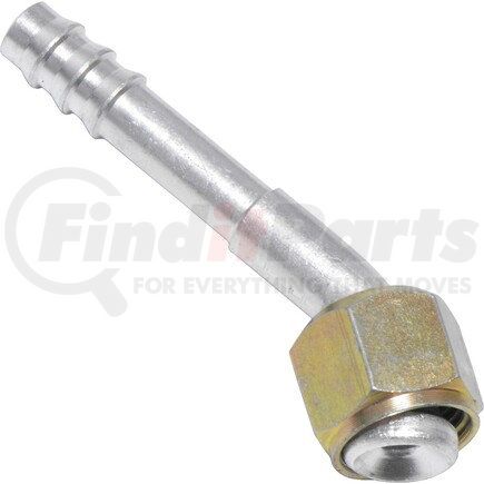 FT1111C by UNIVERSAL AIR CONDITIONER (UAC) - A/C Refrigerant Hose Fitting -- Aluminum 45º Female Flare Barb Fitting