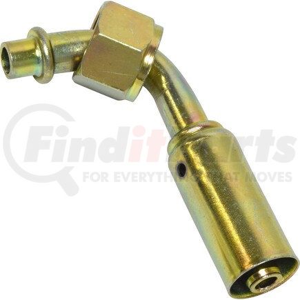 FT1321SRBC by UNIVERSAL AIR CONDITIONER (UAC) - A/C Refrigerant Hose Fitting -- Steel 90º Female Oring Beadlock Fitting