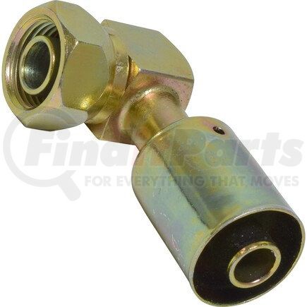 FT1323SB-SDC by UNIVERSAL AIR CONDITIONER (UAC) - A/C Refrigerant Hose Fitting -- Steel 90º Female Oring Beadlock Fitting