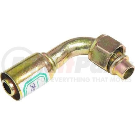 FT1327SRBC by UNIVERSAL AIR CONDITIONER (UAC) - A/C Refrigerant Hose Fitting -- Steel 90º Female Oring Beadlock Fitting