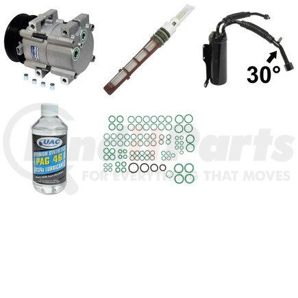 KT4124 by UNIVERSAL AIR CONDITIONER (UAC) - A/C Compressor Kit -- Compressor Replacement Kit