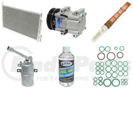 KT4832A by UNIVERSAL AIR CONDITIONER (UAC) - A/C Compressor and Condenser Kit - CO101530C/CN4938PFXC, with Expansion Valves