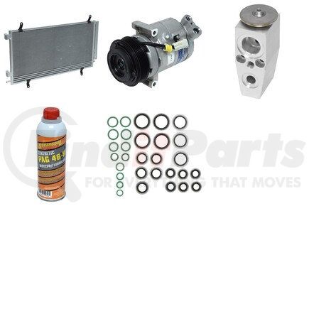 KT5742A by UNIVERSAL AIR CONDITIONER (UAC) - A/C Compressor and Condenser Kit - CO22219C/CN4119PFC, with Expansion Valves