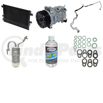 KT6001A by UNIVERSAL AIR CONDITIONER (UAC) - A/C Compressor and Condenser Kit - CO11267C/CN3586PFC, with Hose Assembly