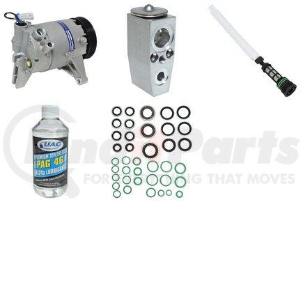 KT1343 by UNIVERSAL AIR CONDITIONER (UAC) - A/C Compressor Kit -- Compressor Replacement Kit