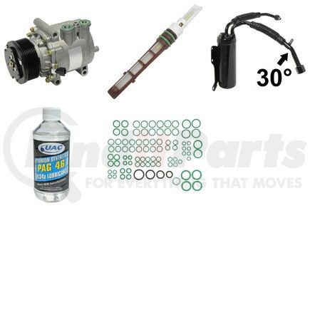 KT1707 by UNIVERSAL AIR CONDITIONER (UAC) - A/C Compressor Kit -- Compressor Replacement Kit