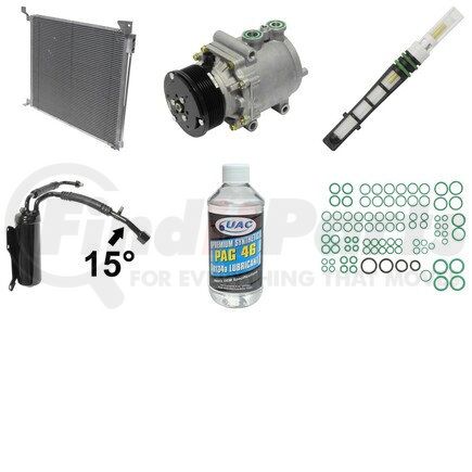 KT2016A by UNIVERSAL AIR CONDITIONER (UAC) - A/C Compressor Kit -- Compressor-Condenser Replacement Kit