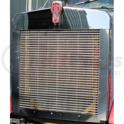 K-2175 by ARANDA - CUSTOM STAINLESS KENWORTH W900L GRILL SURROUND SQUARED EDGES, REPLACES OEM #S K212-203, K212-203R, K212-204, K212-204R