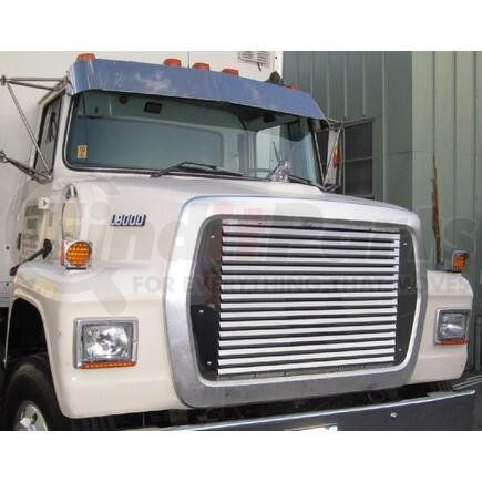 F-9000 by ARANDA - FORD 8000 9000 13INCH STAINLESS DROP VISOR WITH MOUNTING HARDWARE