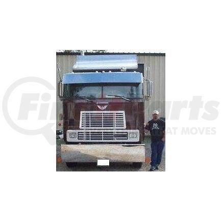 I-7029 by ARANDA - NEW INTERNATIONAL 9670 CABOVER STAINLESS 13 INCH DROP VISOR