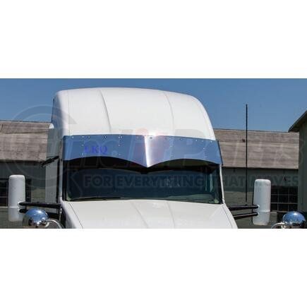 K-2457-PLC by ARANDA - KENWORTH T680, T880 WIDOWS PEAK SUNVISOR 17 PAINT LACK