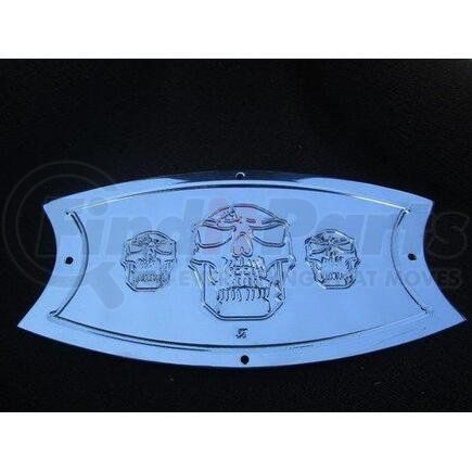 BPSKULL by ARANDA - STAINLESS SKULL STEP PLATE