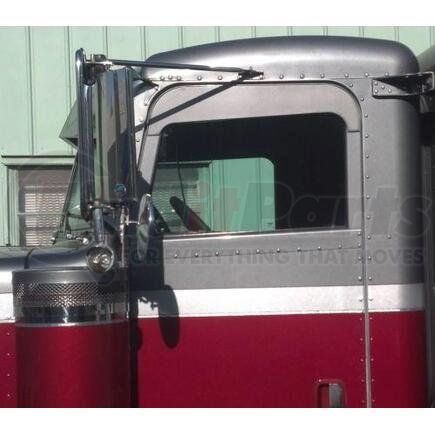 P-1661 by ARANDA - CHOP TOP JET SPEED,   06 AND NEWER,   PETERBILT 379, 378, 386, 389, 388   (CAB MOUNTED MIRRORS)   STAINLESS,   SOLD AS PAIR