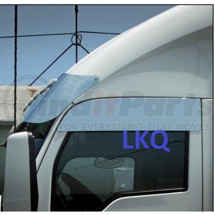 K-2448-P by ARANDA - KENWORTH T680 & T880, 8" PAINT LACK CHOP TOP TRIM, FOR PAINTING