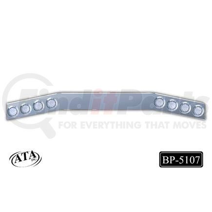 BP-5107 by ARANDA - Container Light Bar w/4-4 Light Holes Make Universal Model Uni Years Uni Size 94x8 Units 1 Pc. Material S.S. Gauge 14G Alloy #304 Finish #8 ND