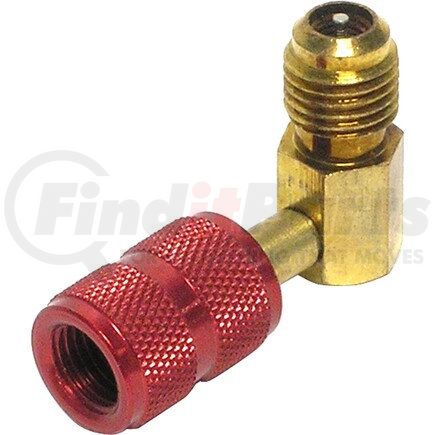 TO0354C by UNIVERSAL AIR CONDITIONER (UAC) - A/C Repair Tool -- Brass 90º Screw-on Service Port Fitting