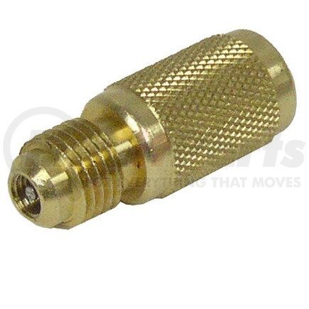 TO0358C by UNIVERSAL AIR CONDITIONER (UAC) - A/C Repair Tool -- Brass Straight Screw-on Service Port Fitting