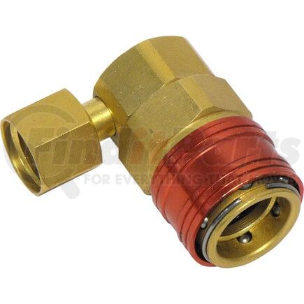 TO2234C by UNIVERSAL AIR CONDITIONER (UAC) - A/C Repair Tool -- Brass 90º Charging Coupler