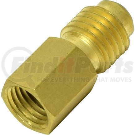 TO2634C by UNIVERSAL AIR CONDITIONER (UAC) - A/C Service Valve Fitting -- Brass Straight Screw-on Service Port Fitting