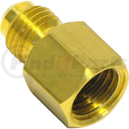 TO2635C by UNIVERSAL AIR CONDITIONER (UAC) - A/C Repair Tool -- Brass Straight Screw-on Adapter