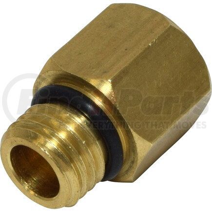 TO5003C by UNIVERSAL AIR CONDITIONER (UAC) - A/C Repair Tool -- Brass Straight Screw-on Adapter