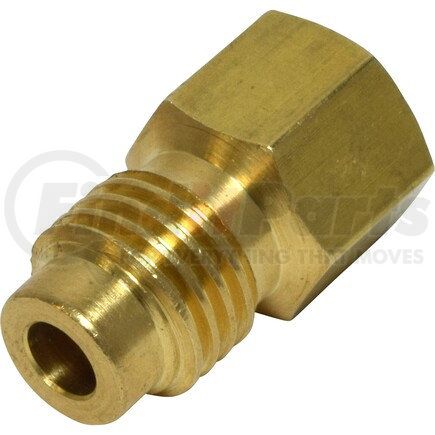 TO5004C by UNIVERSAL AIR CONDITIONER (UAC) - A/C Repair Tool -- Brass Straight Screw-on Adapter