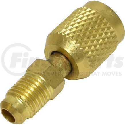 TO5005C by UNIVERSAL AIR CONDITIONER (UAC) - A/C Service Port Repair Kit -- Brass Straight Screw-on Adapter