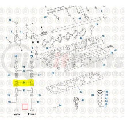 NAP492010 by PAI - VALVE STEM SEAL, DT466 NAV 1823925C1