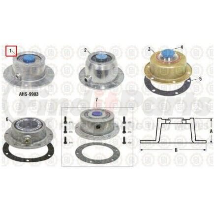 PAI AHS-9904 Wheel Hub Cap HUB,CAP