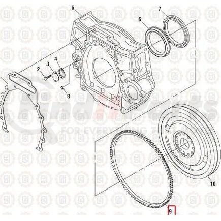 060069 by PAI - GEAR,FLYWHEEL