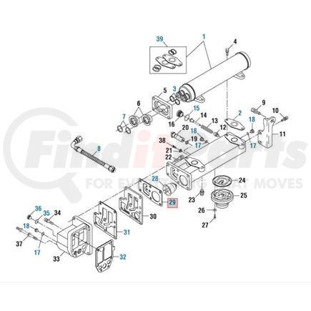 131499 by PAI - Engine Oil Connection Gasket - Cummins N14 Series Application