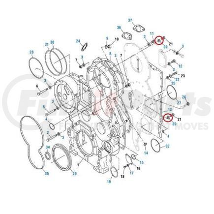 PAI 336054 Multi-Purpose Seal Washer Seal - for Caterpillar Engine 3406E/C15/C16/C18 Series Application