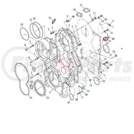 336055 by PAI - Washer Seal - for Caterpillar Engine 3406E/C15/C16/C18 Series Application