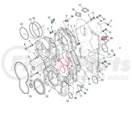 PAI 336055 Multi-Purpose Seal Washer Seal - for Caterpillar Engine 3406E/C15/C16/C18 Series Application