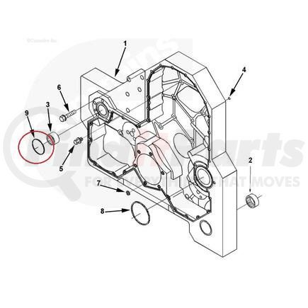 121346 by PAI - Rectangular Sealing Ring