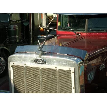 P-1262 by ARANDA - Bug Shield Make Peterbilt Model 379 L- Hood Size 5 Units 1 Pc. Material S.S. Gauge 16G Alloy #430 Finish BA