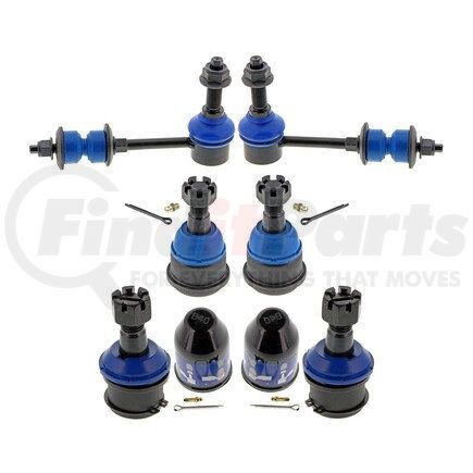 MKIT10059 by MEVOTECH - Suspension Kit - Front, 8-Piece Front End Supreme Steering and Suspension