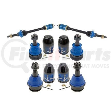 MKIT10060 by MEVOTECH - Suspension Kit - Front, 6-Piece Front End Supreme Steering and Suspension