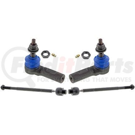 MKIT10068 by MEVOTECH - Steering Tie Rod End Kit - Front, 4-Piece Front End Steering Kit