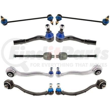 MKIT10102 by MEVOTECH - Suspension Kit - Front, 10-Piece Front End Supreme Steering and Suspension