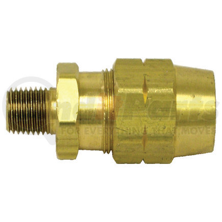 106 by TECTRAN - Air Brake Air Line Fitting - Brass, 3/8 in. I.D Hose, without Spring Guard