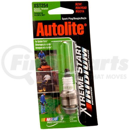 XST254DP by AUTOLITE - Xtreme Start Iridium Lawn & Garden Spark Plug - Display Pack